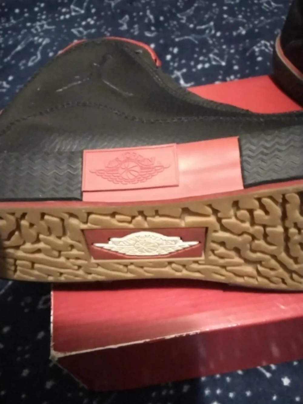 Jordan Black and Red Athletic Shoes - Classic Mid Sneaker Sz 6.5Y (Women's Sz8)